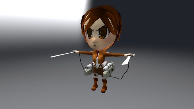 Mikasa Ackerman 3D Model