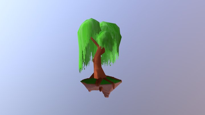 floating tree 3D Model