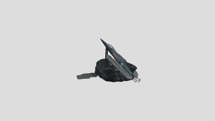 History Realistic  Military Jet Memorial