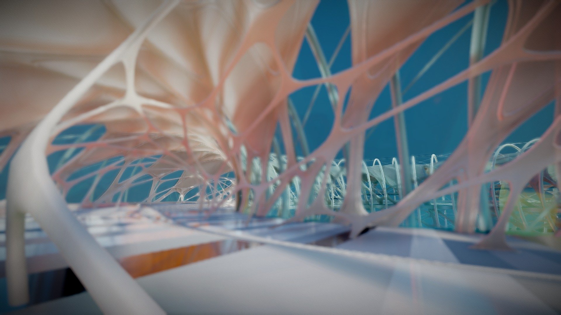 Futuristic Architectural Structure 17 - Buy Royalty Free 3D model by ...