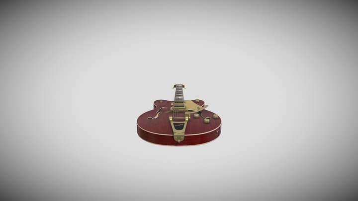 Gretsch G5422TG Guitar - GAP Final 3D Model