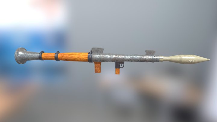 RPG7 Weapon 3D Model