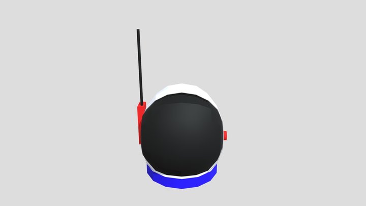 Roblox Astronaut Helmet 3D Model