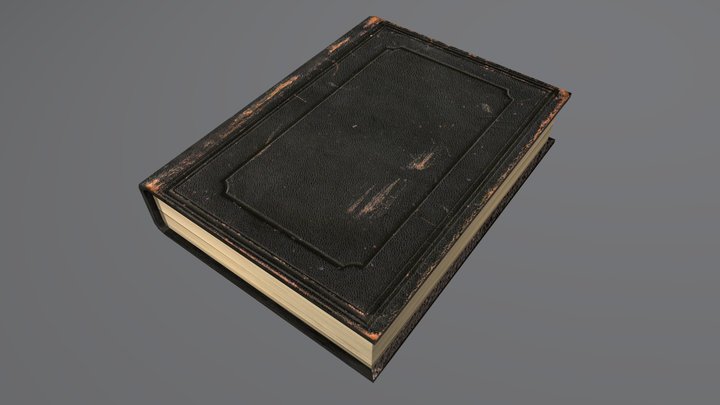 Worn_Book_01 3D Model