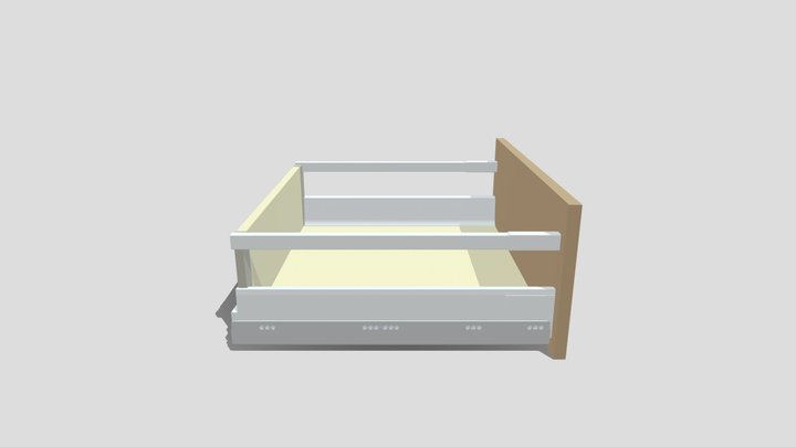 Cajón Antaro altura C 3D Model