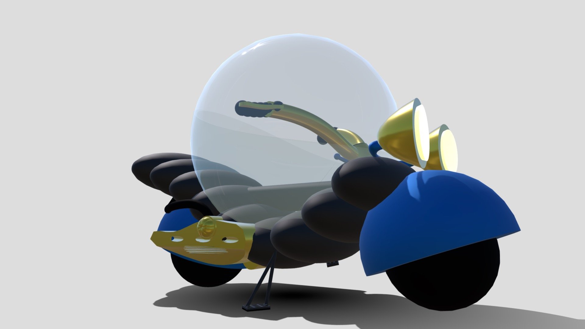 Sci-fi motobike