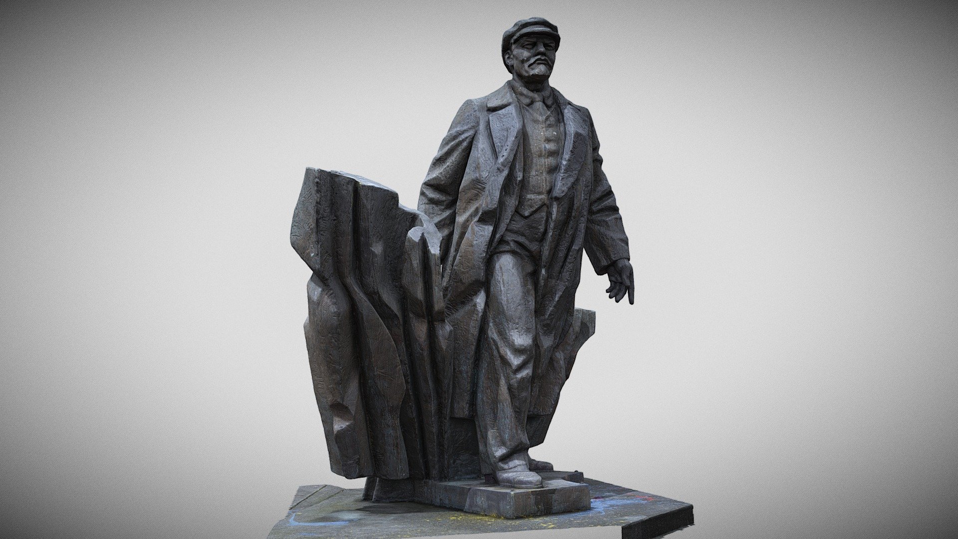 Lenin Statue Seattle Download Free 3D model by Anticipateants