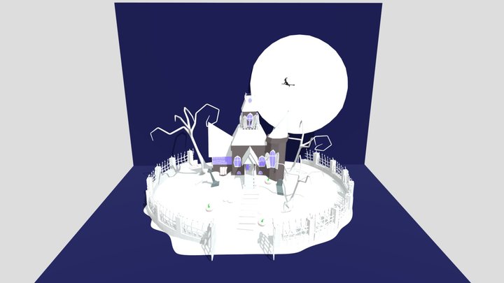 Casita Halloween 3D Model