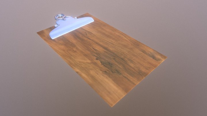 LP Clipboard 3D Model