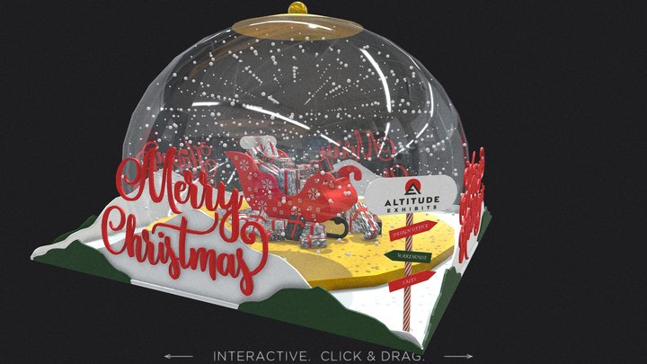 Merry Christmas 3D Model