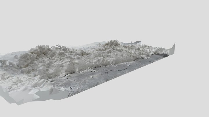 Pile of snow 3D Model