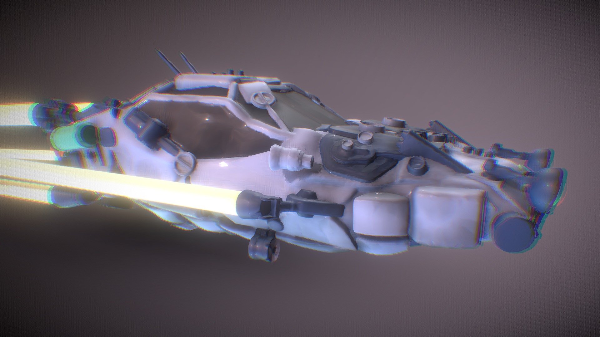 Flying car FRT-1108 (sculpt January 2019)