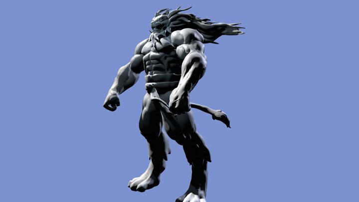 Lion Sensei 3D Model