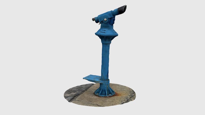 Stationary spotting scope 3D Model