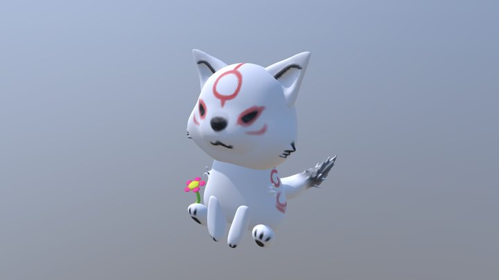 Okami 3D Model