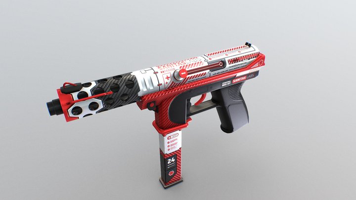 Tec-9 First AID 3D Model