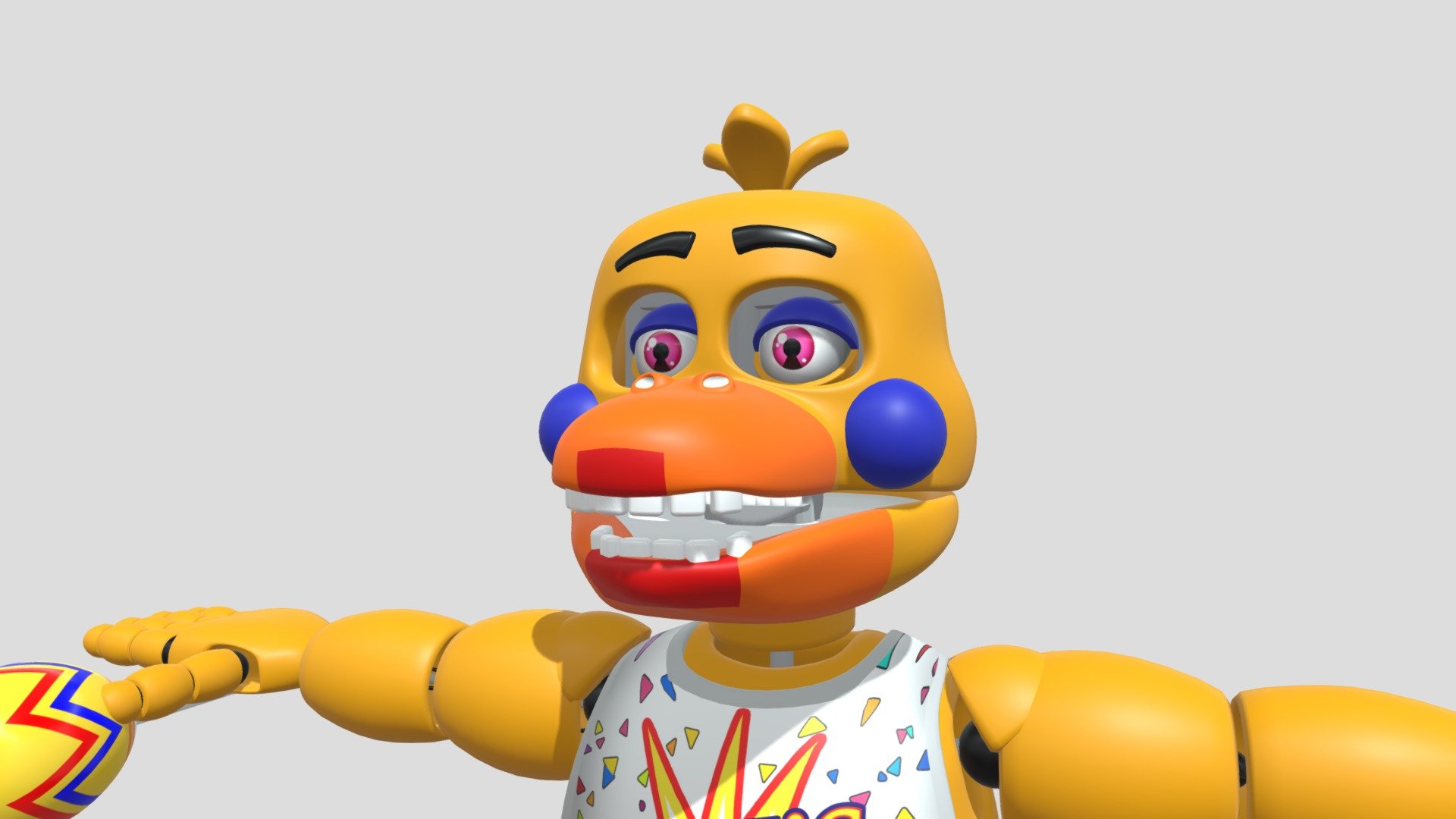 Rockstar Chica v2 by Thudner - Download Free 3D model by ARXO [c322f17] -  Sketchfab