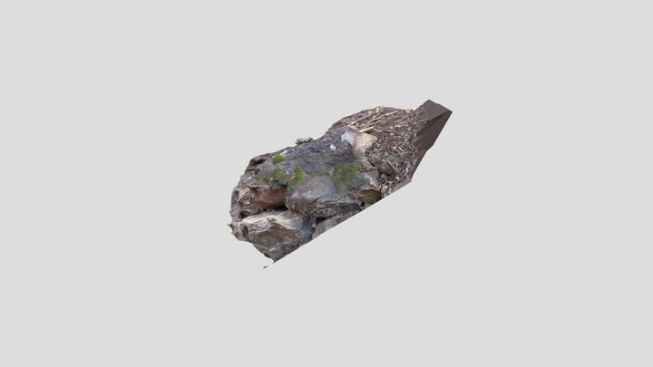 Mossy Rock – Kostenloses 3D-Modell STL