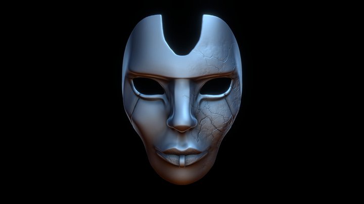 Apex Legends Ash Printable Mask STL