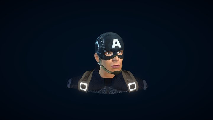 Captain America's "Heroic Look" (A.EndGame) 3D Model
