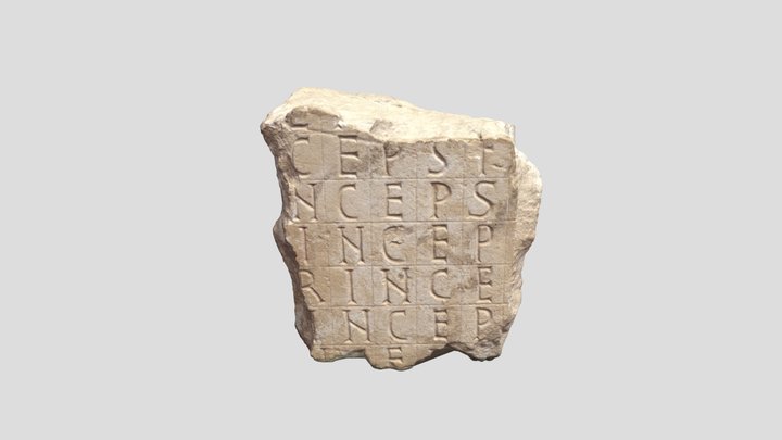 Piedra Laberíntica 3D Model