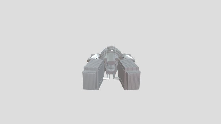 Space ship from ben 10 secret of omnitrix 3D Model