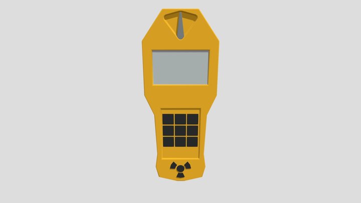 Geiger Counter 3D Model