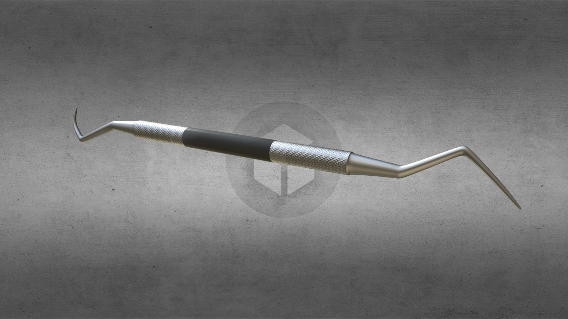 3D model Metal Pick - This is a 3D model of the Metal Pick. The 3D model is about a pair of sunglasses.