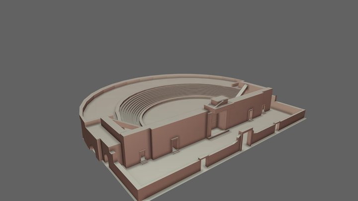 Old Roman Theatre – Kostenloses 3D-Modell STL