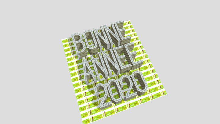 Bonne_année_2020 3D Model