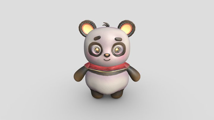 Panda Low Final 3D Model