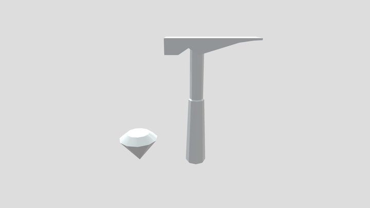 hammer and diamoind 3D Model