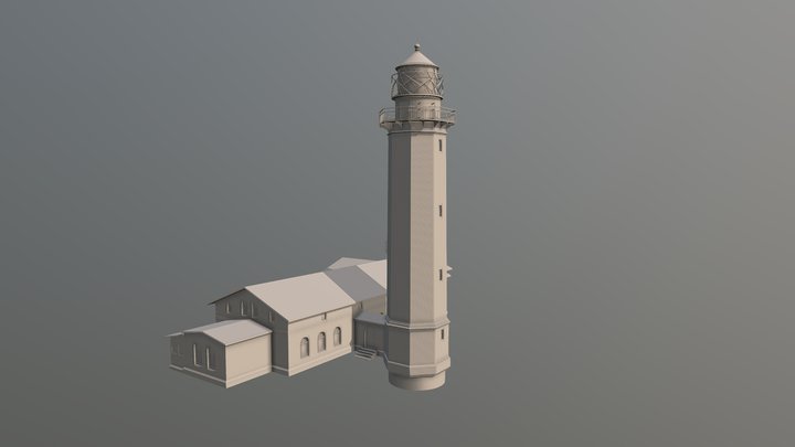 Маяк Таран 3D Model