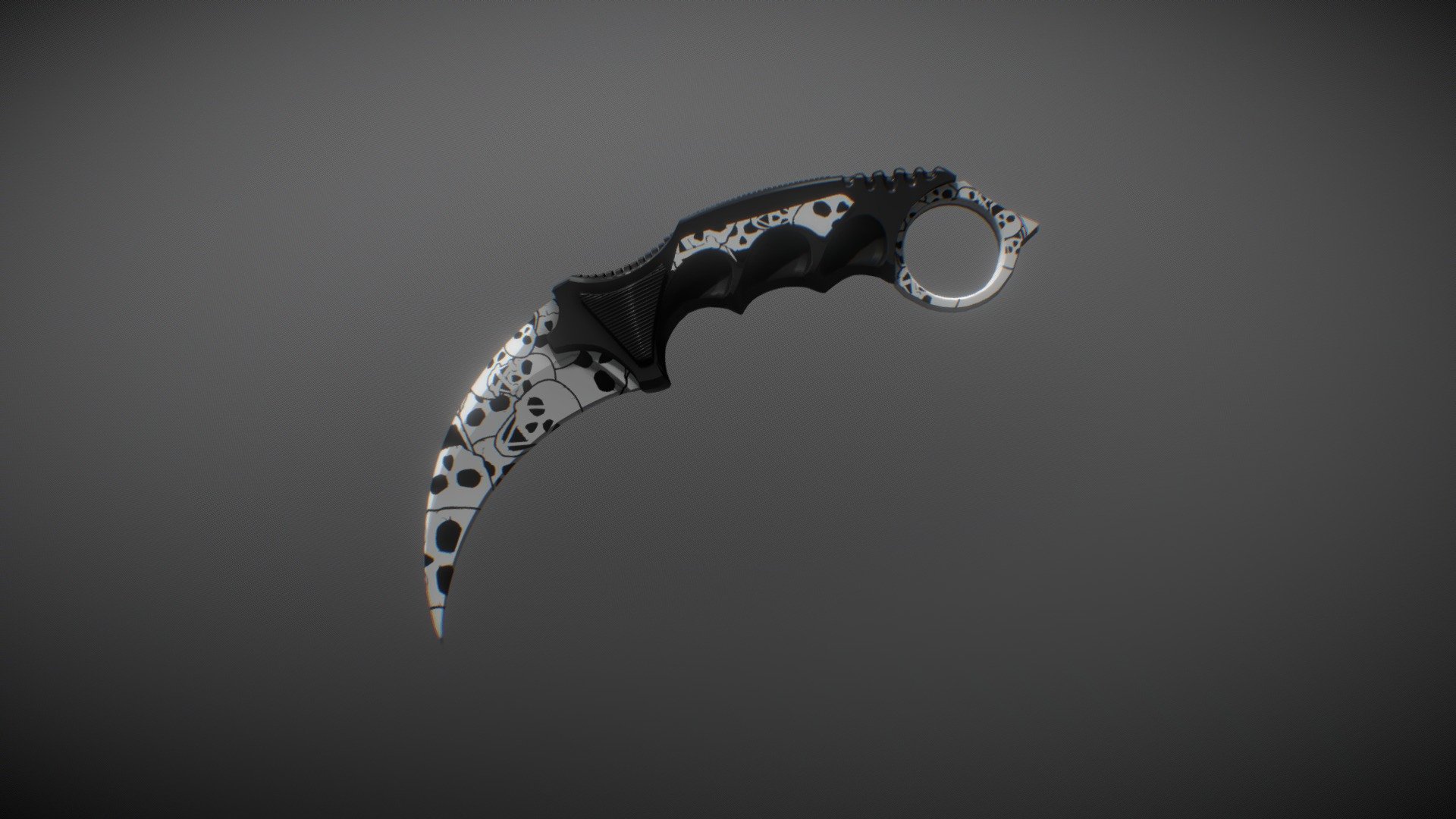 Karambit | Skull - 3D model by vnci [c32a21d] - Sketchfab