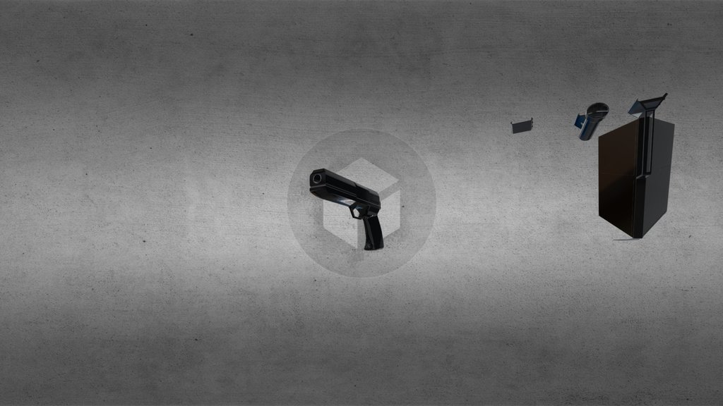 Simple Sci-fi Pistol