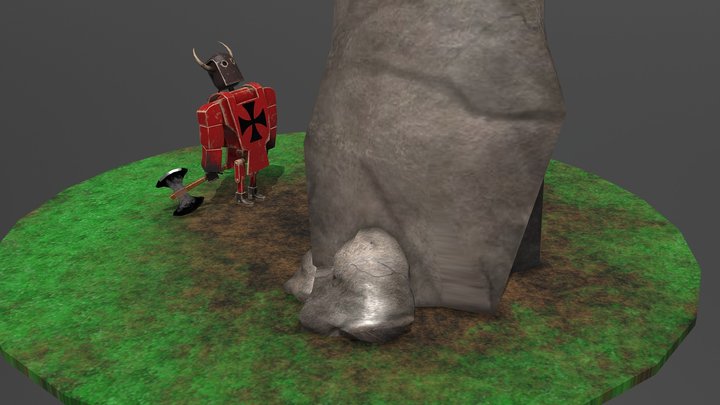Dumbfouded Knight 3D Model