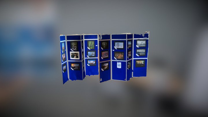 LPS 2022 Festival Exhibition (blue boards) 3D Model