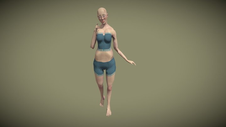 Female_Character 3D Model