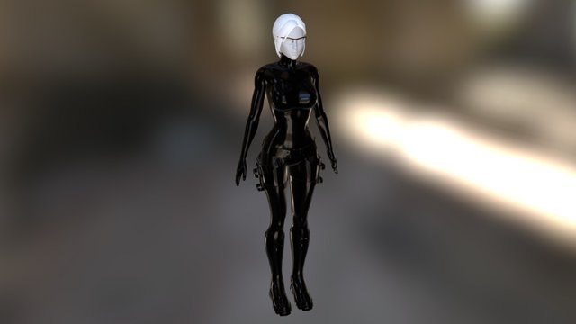 spy girl 3D Model
