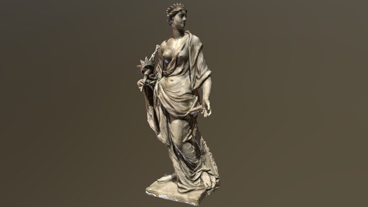 Woman with a crown (Neues Palais, Potsdam) – Modello 3D gratuito STL