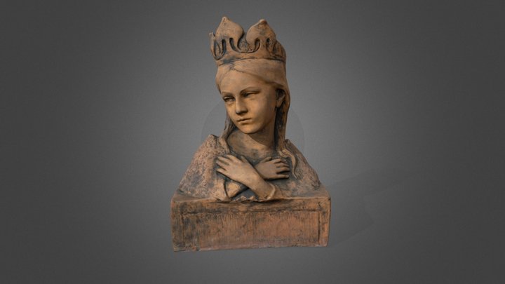 Queen St. Hedwig - bust 3D Model