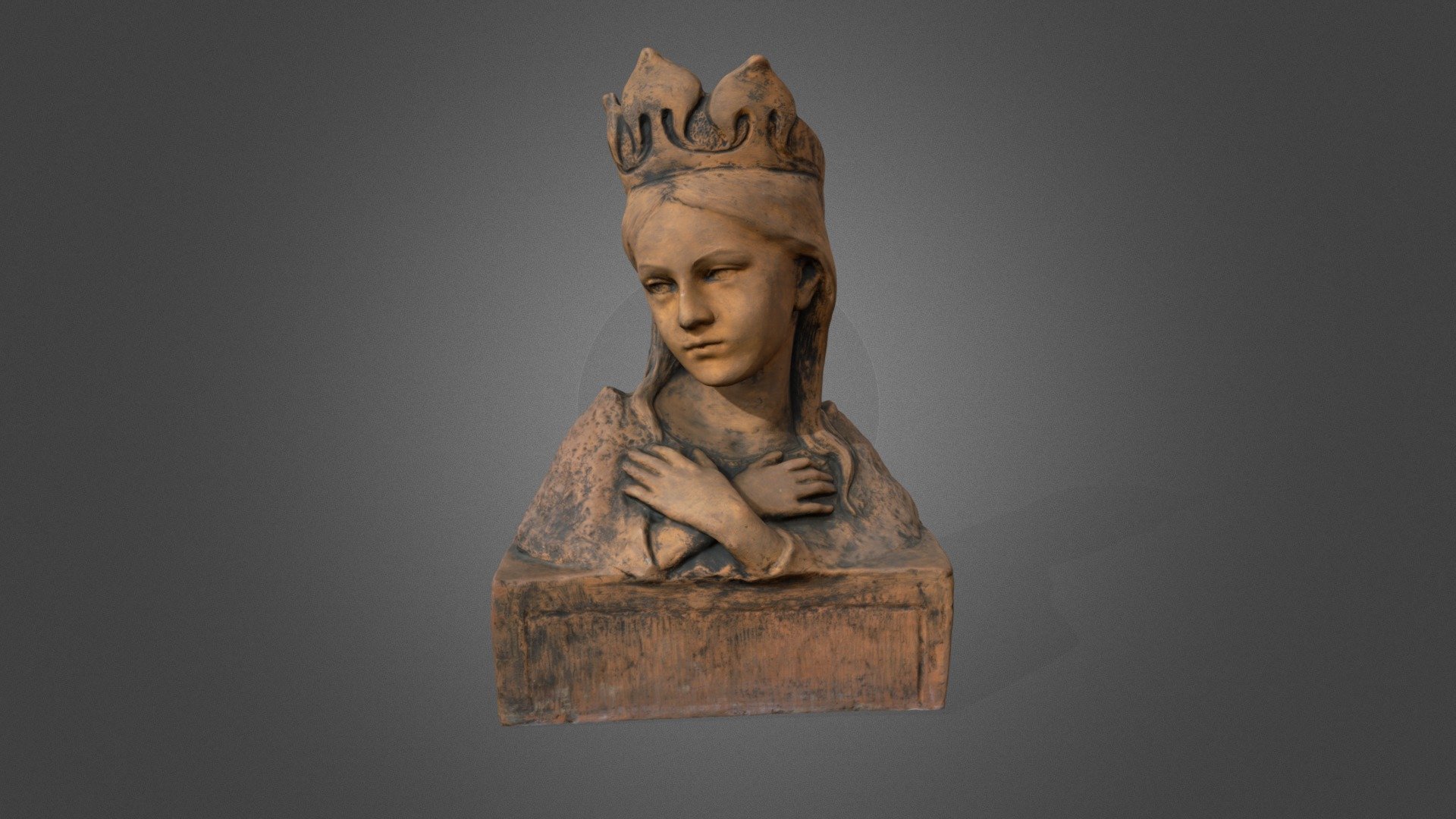 Queen St. Hedwig bust 3D model by [c32e22c] Sketchfab