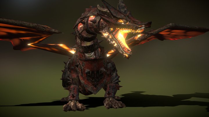 3DRT - Battle Dragon 3D Model
