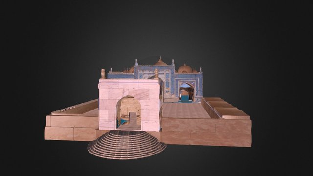 Masjid Khudabad Model 3D Model