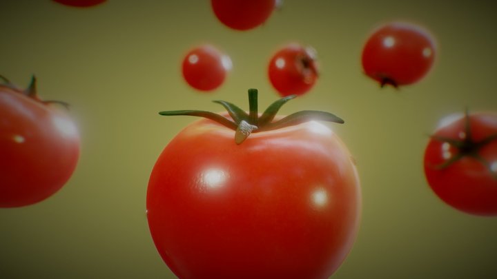 Tomatoes 3D Model
