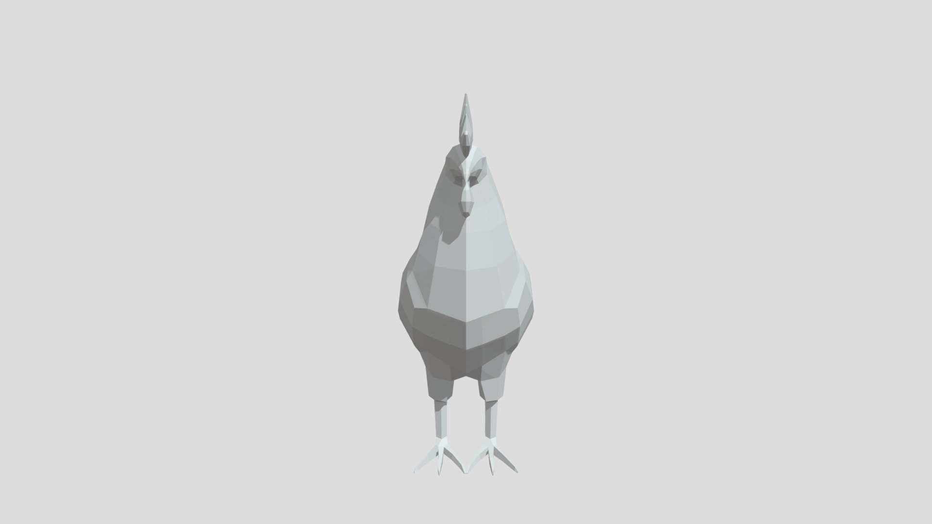 Rooster from Poly by Google