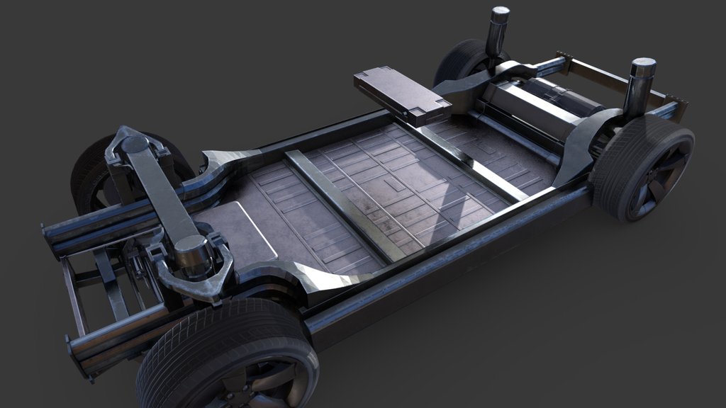 Tesla ModelX chassis