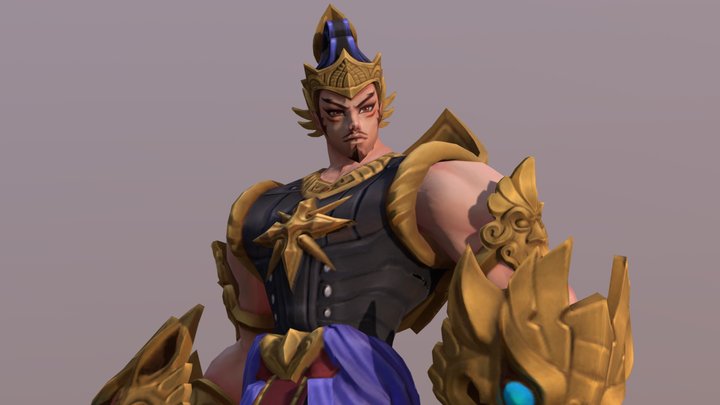 MLBB HERO | Gatotkaca 3D model 3D Model