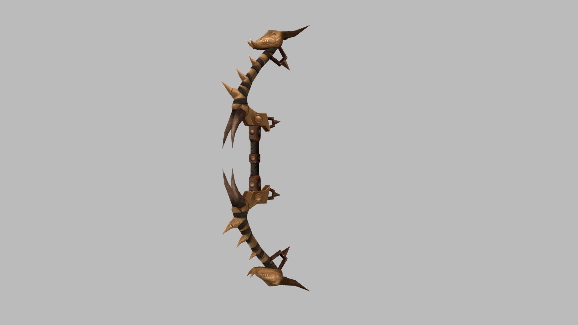 Dragon Slayer ShortBow - 3D model by AdaminationCollege [c332c26 ...