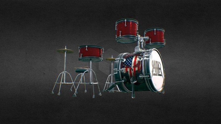 Drumkit 3D Model